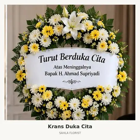 Krans Bunga Duka Muko Muko